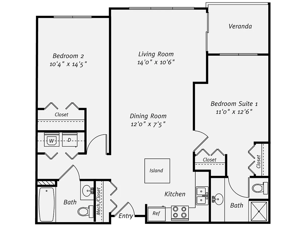 Floor plan B2