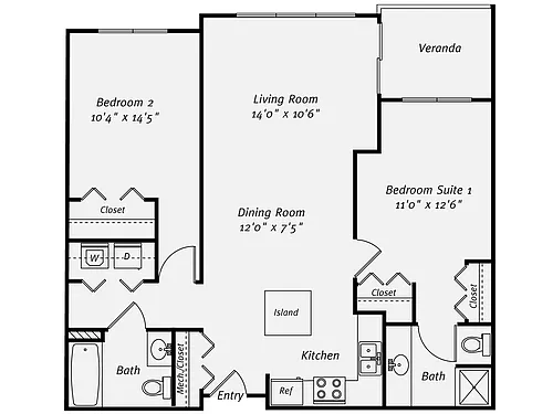 Floor plan B2
