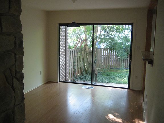 Dining Room and back yard