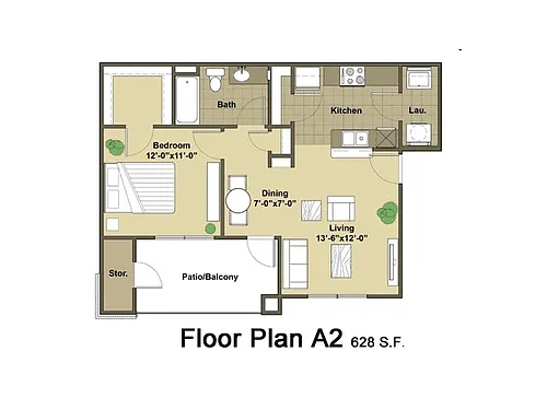 Floor plan Tacoma