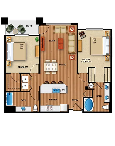Floor plan Kestrel