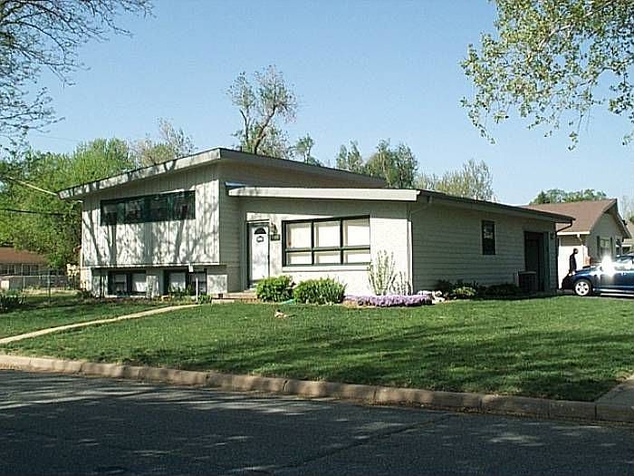 front of yard and home