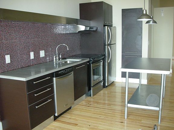 Kitchen viewed from living room