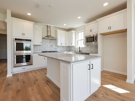 Ample cabinet storage in kitchen