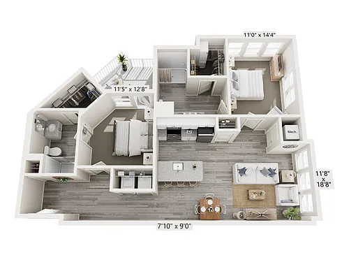 Floor plan River Crest