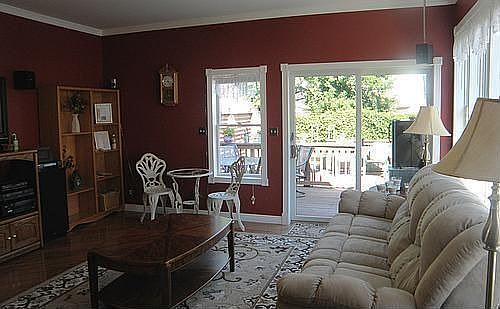 family room from study