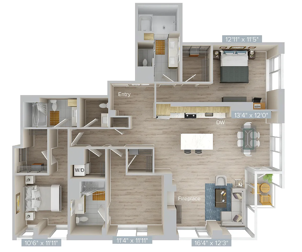 Floor plan C2PS-1914
