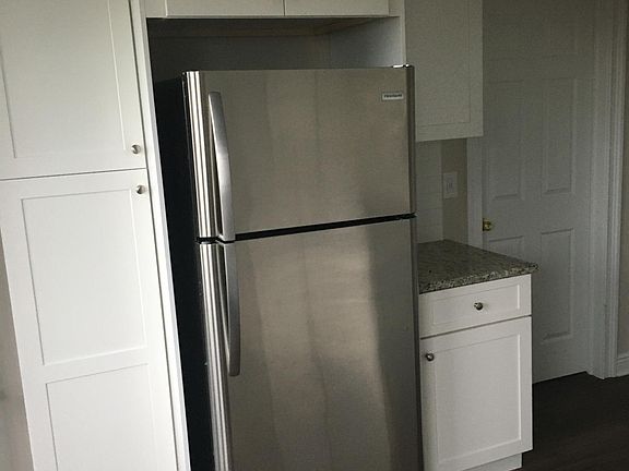 Kitchen stainless steel fridge