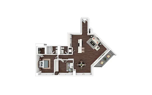 Floor plan B10 - Renovated
