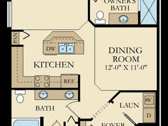 Floor plan for the Carolina