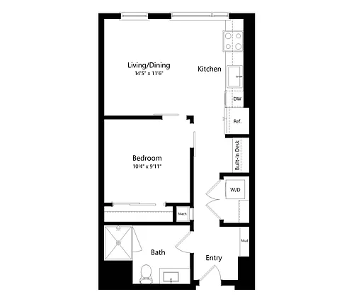 Floor plan OA2