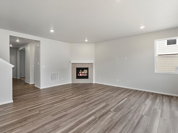 The Bergamot floorplan, images taken at Buffalo Highlands