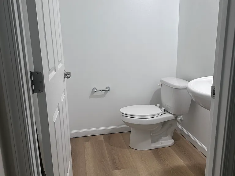 lower level half bath