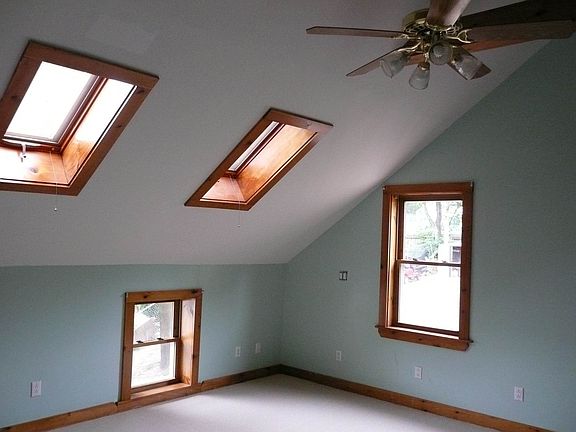 Master Bedroom w/ Skylights 