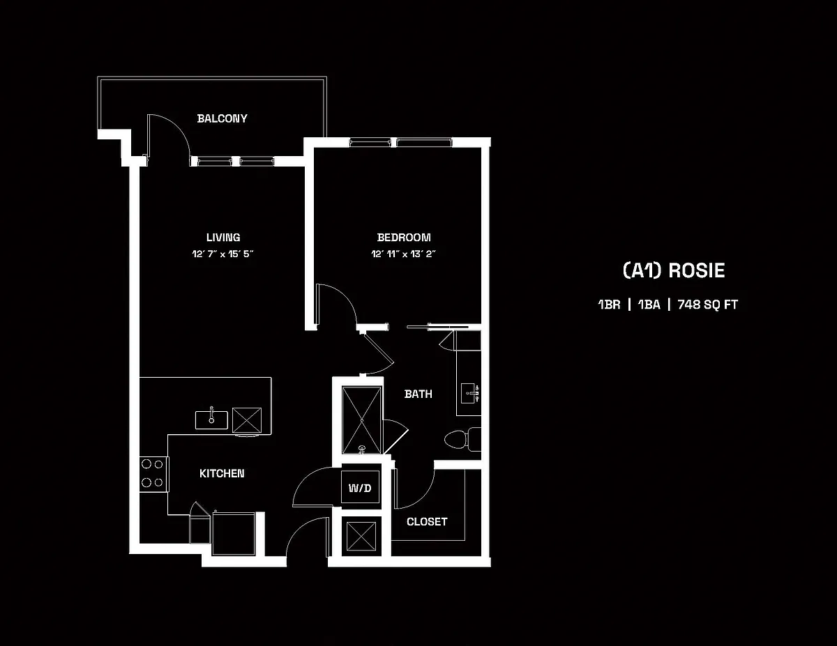 Floor plan Rosie (A1)