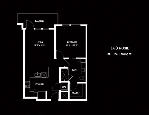Floor plan Rosie (A1)