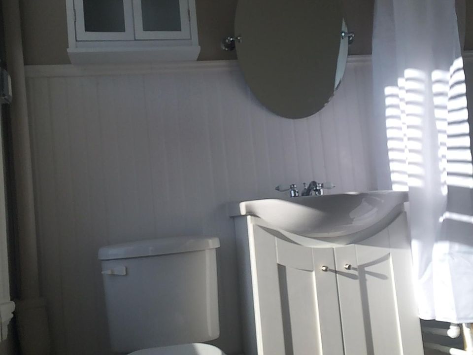 tiled bathroom, large