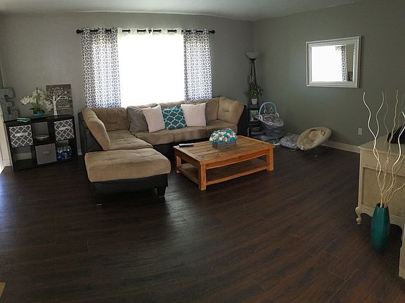 Living room after