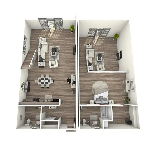 Floor plan Loft B