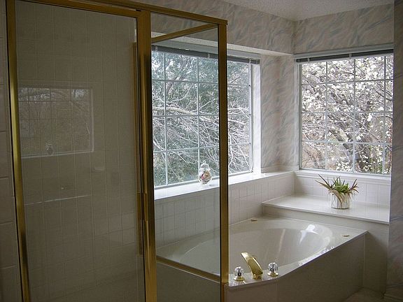 Master Bath view to creek