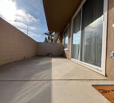 Large Private Front Patio