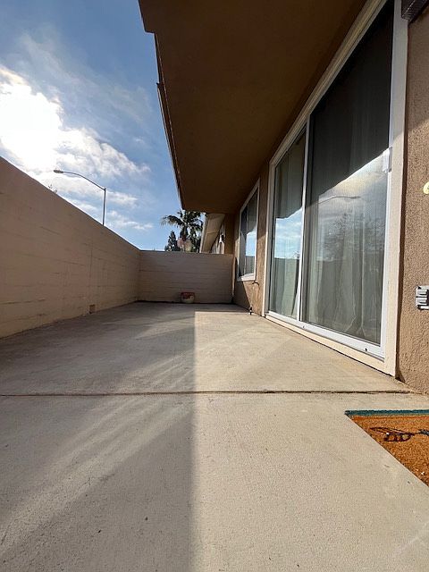 Large Private Front Patio
