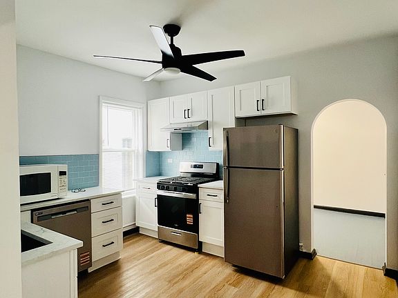 Newly remodeled kitchen with brand new appliances and extra cabinet space.