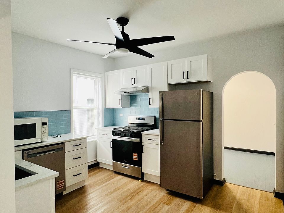 Newly remodeled kitchen with brand new appliances and extra cabinet space.