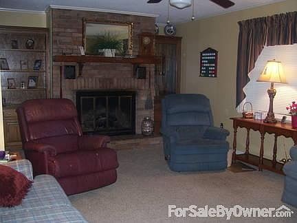 Den with Fireplace.