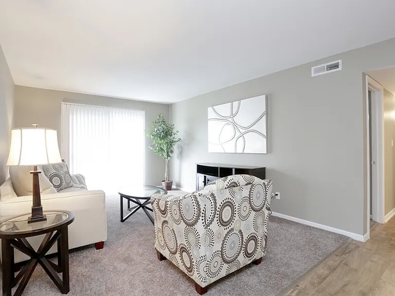 2BR, 1BA - Living Room Side