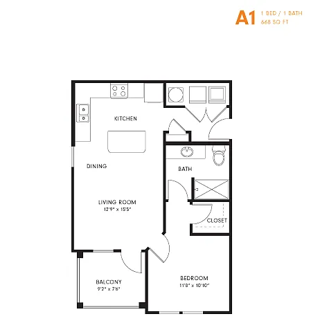 Floor plan A1