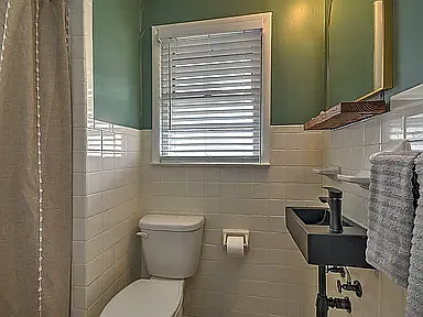 Primary bathroom.