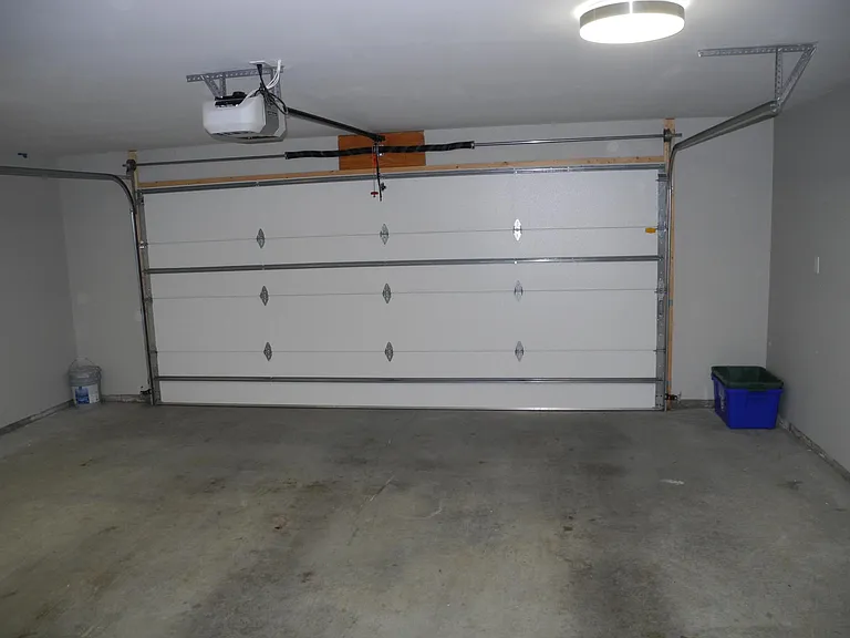 Two car garage interior