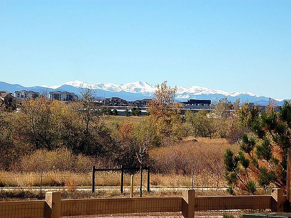 Mountain view from yard