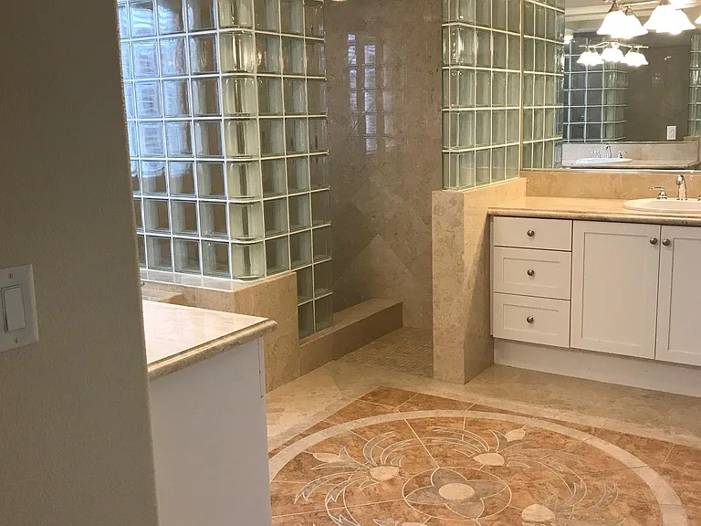Master Bathroom with Double Sinks