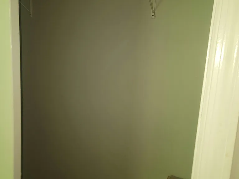 1st closet in master bedroom