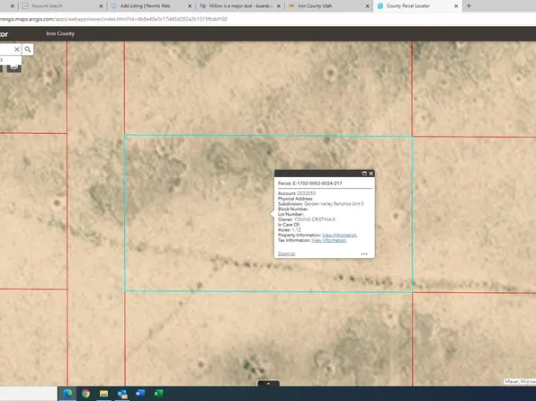 LOT 3172 Lot 3172 Garden Valley, Modena, UT 84753