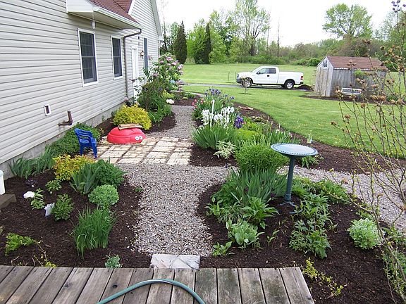 Lower deck looking at gardens
