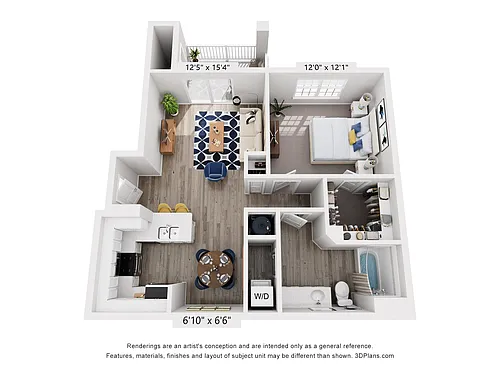 Floor plan Calder