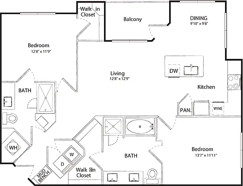 Floor plan B2