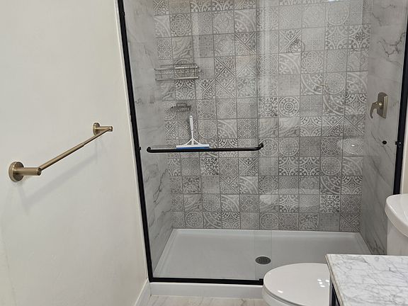 Master shower