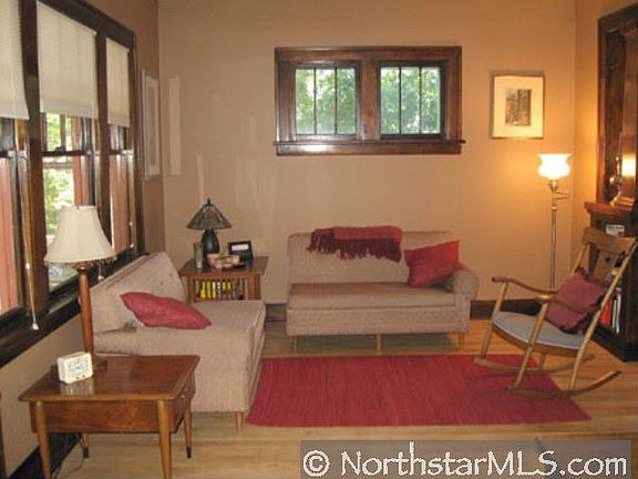 Enjoy the woodwork and charm of the living room as well as the maple floors!