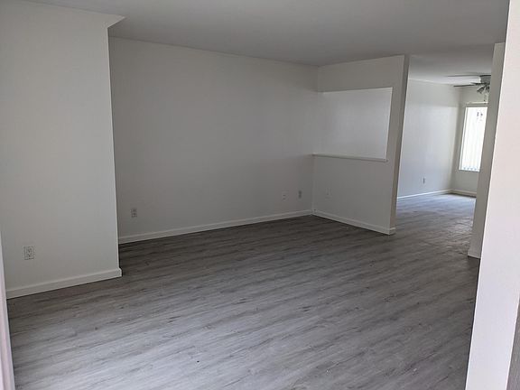 looking at the living room from the front door