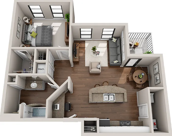 The Clipper Floorplan Diagram