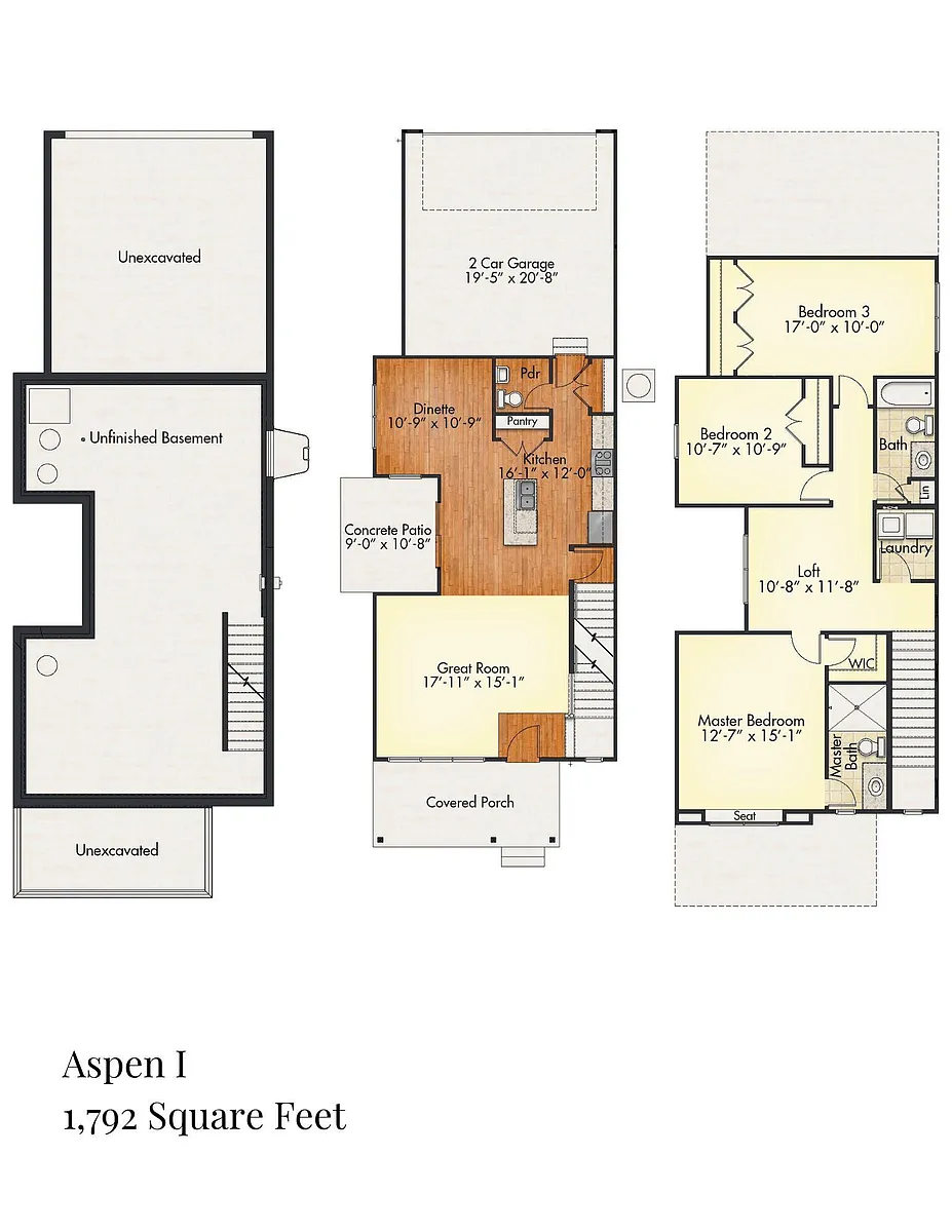 Floor plan Aspen- 708 Station BLVD
