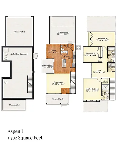 Floor plan Aspen- 708 Station BLVD