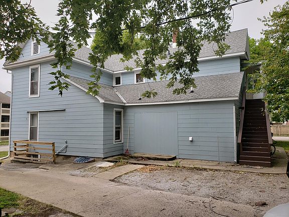 East side of the house