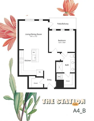 Floor plan A4-B