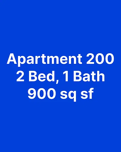 Floor plan 2 Bed