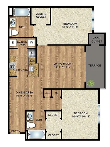 Floor plan B3